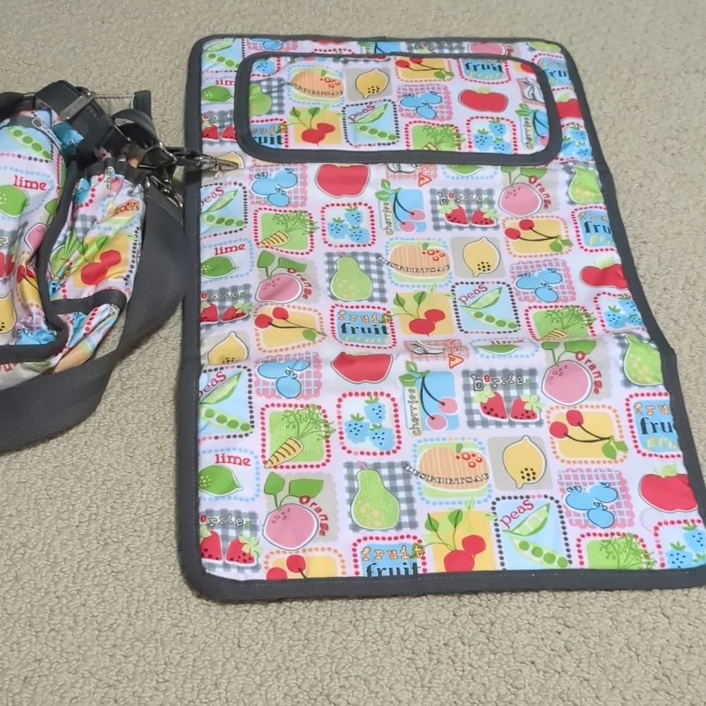 Worn Lesportsac diaper bag